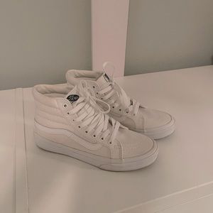 Vans White Hightops